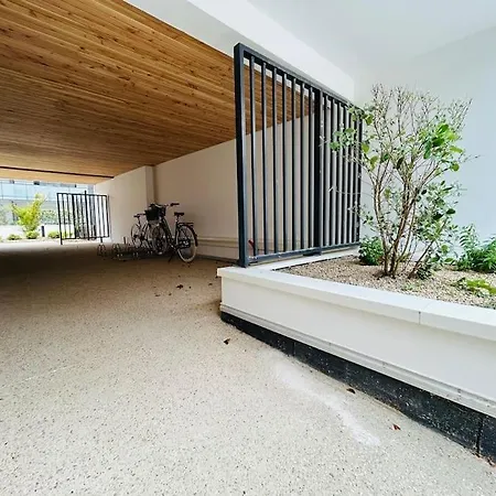 L'Hermine Terrasse Et Parking, 500 Plage Concarneau Extérieur photo
